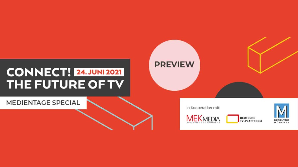 MEDIENTAGE Special Connect! The Future of TV- Preview